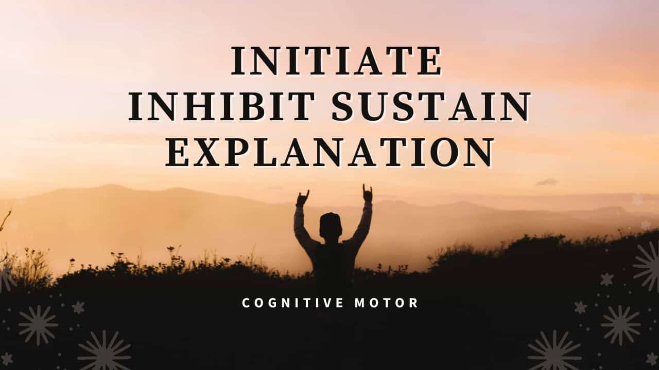 Initiate Inhibit Sustain Explanation 